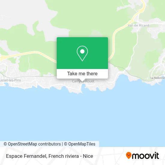 Espace Fernandel map