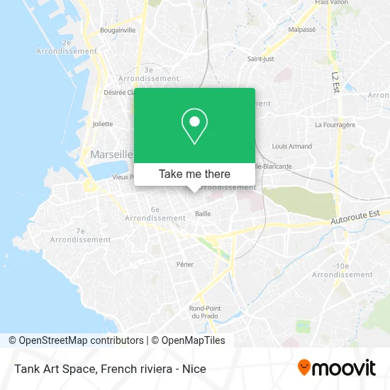 Tank Art Space map
