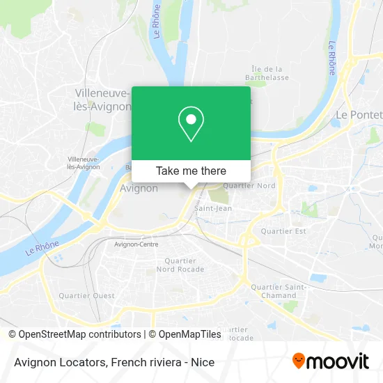 Avignon Locators map