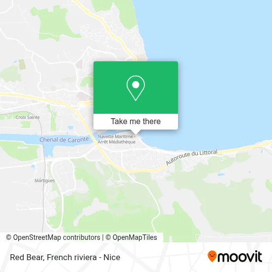 Red Bear map