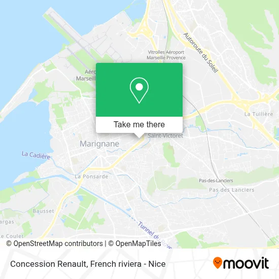 Concession Renault map