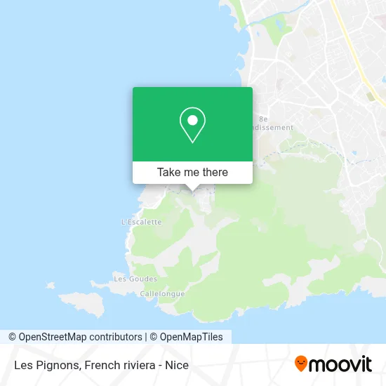 Les Pignons map