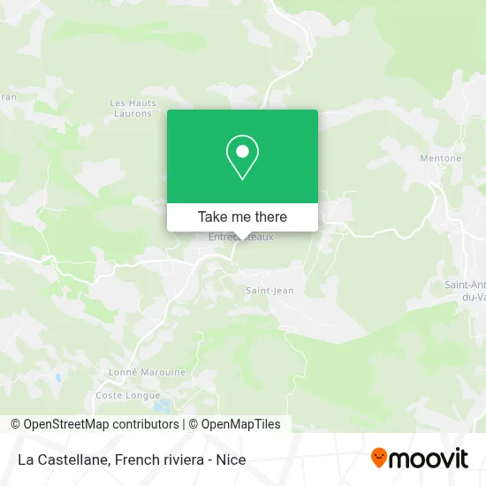 La Castellane map