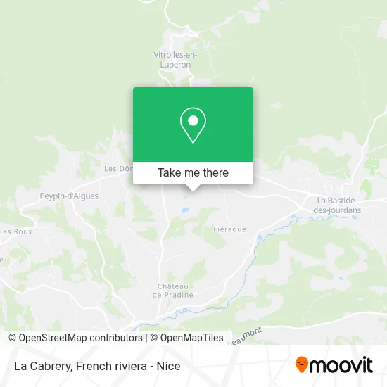 La Cabrery map