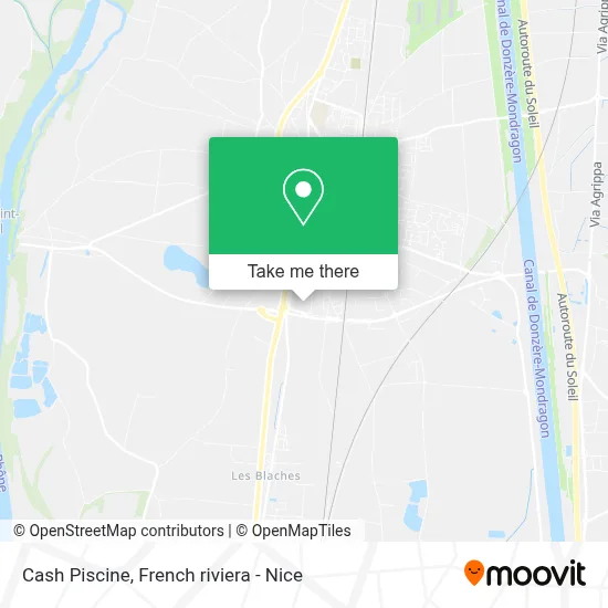 Cash Piscine map