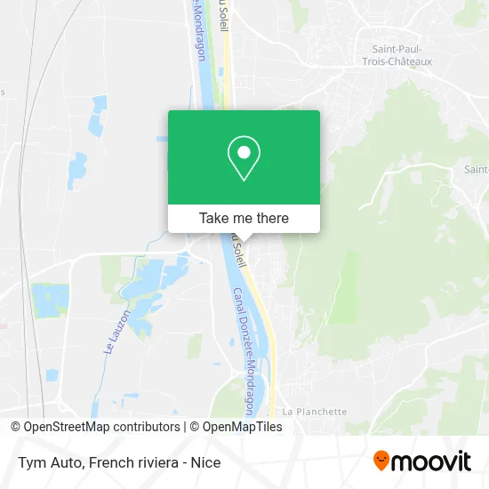 Tym Auto map