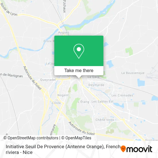 Initiative Seuil De Provence (Antenne Orange) map