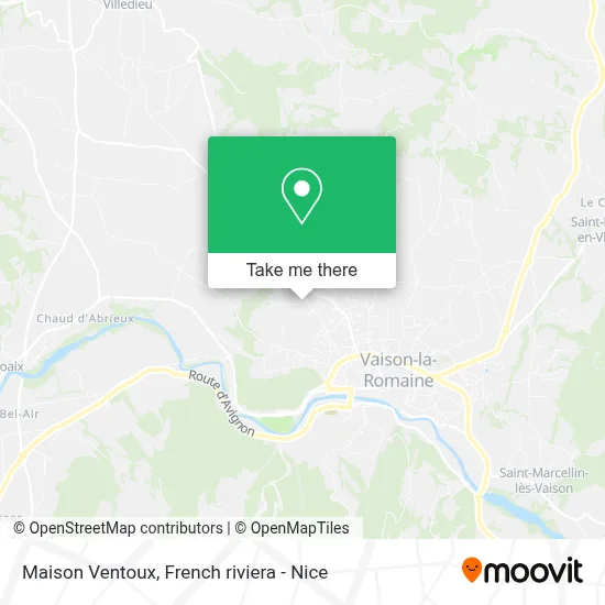 Maison Ventoux map
