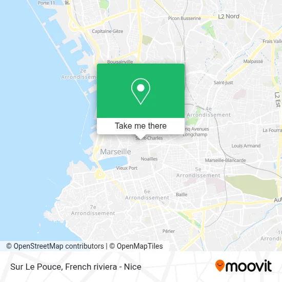 Sur Le Pouce map