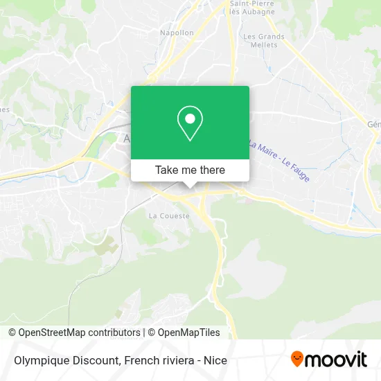 Olympique Discount map