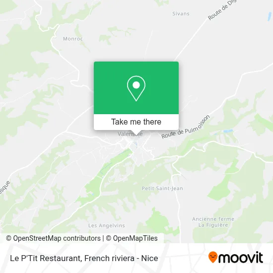 Le P'Tit Restaurant map