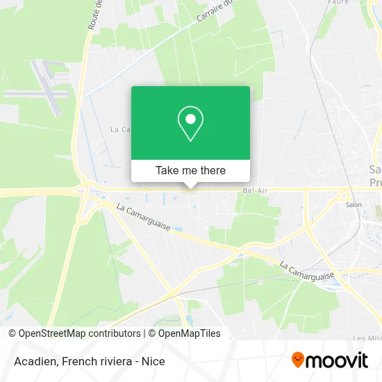 Acadien map