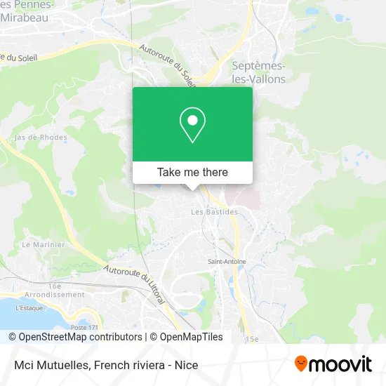 Mci Mutuelles map