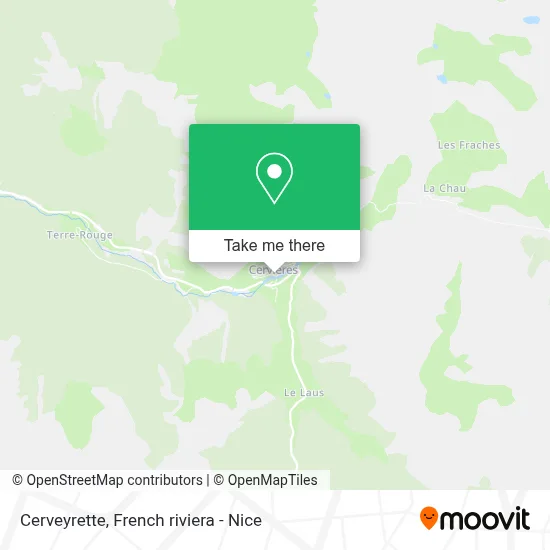 Cerveyrette map