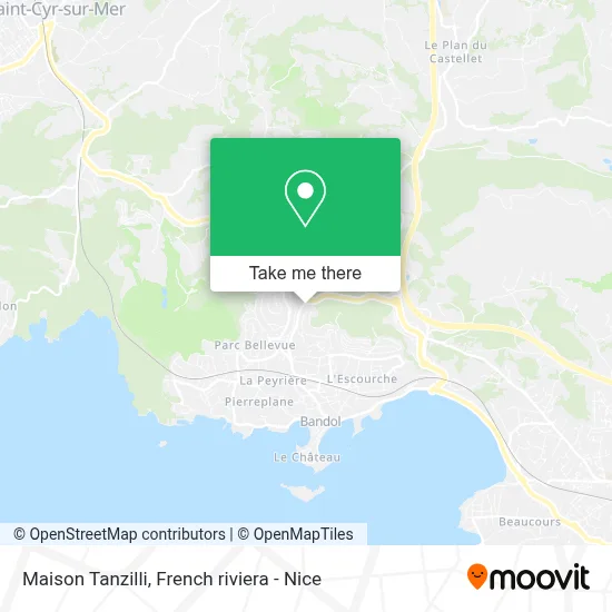 Maison Tanzilli map
