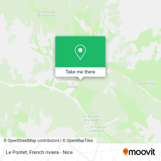 Le Pontet map
