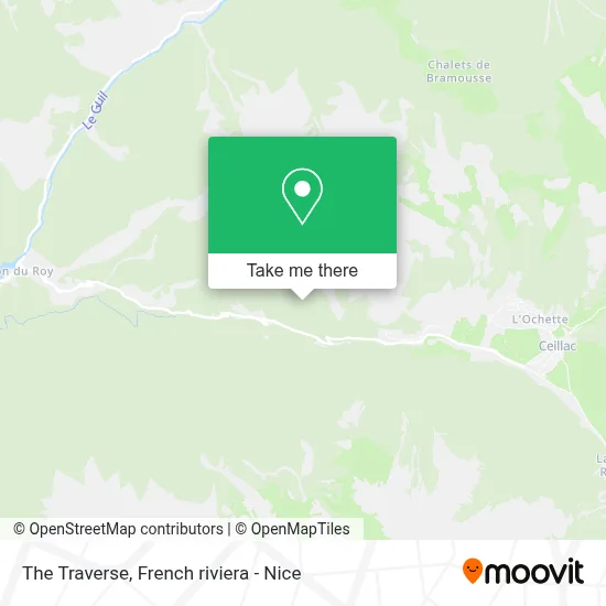 La Traverse map