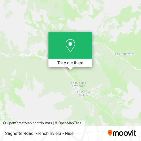 La Sagnette map