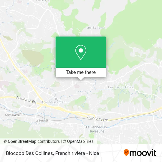 Biocoop Des Collines map