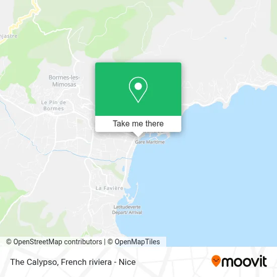 Le Calypso map