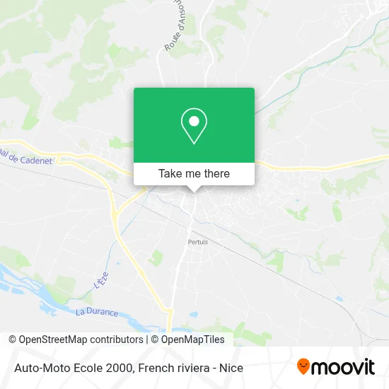 Auto-Moto Ecole 2000 map