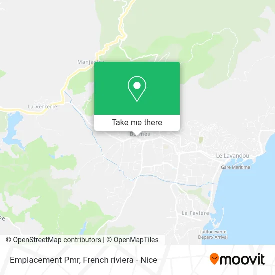 Emplacement Pmr map