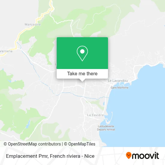 Emplacement Pmr map