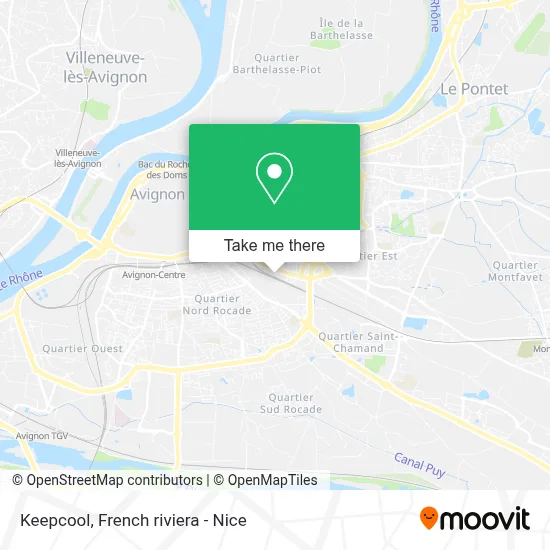 Keepcool map
