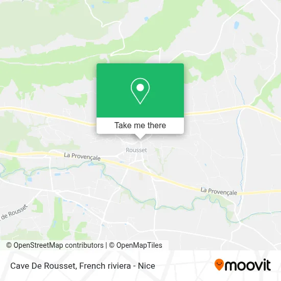 Cave De Rousset map