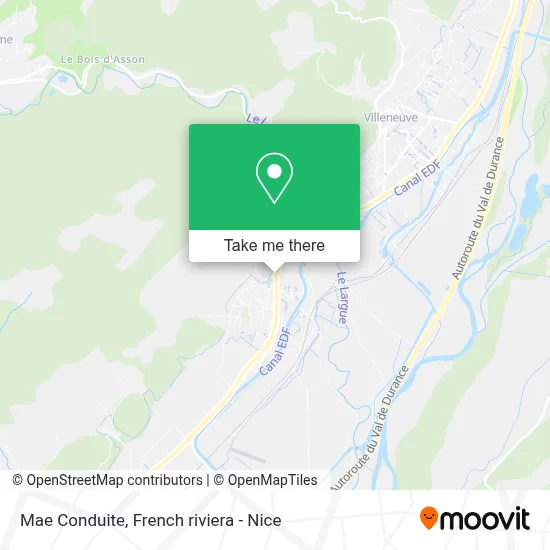 Mae Conduite map