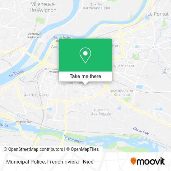 Police Municipale map