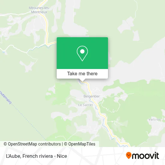 L'Aube map