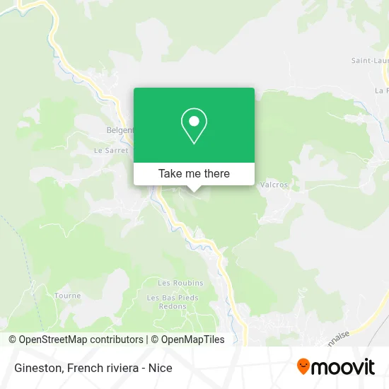 Gineston map