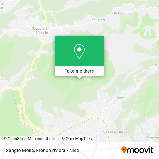 Sangle Molle map