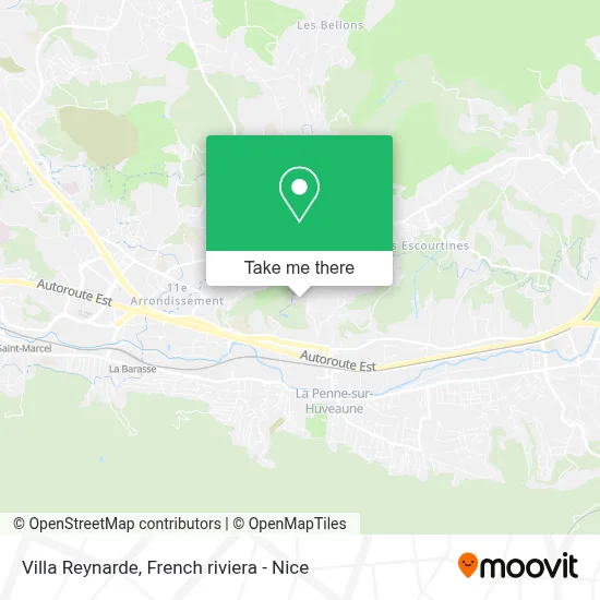 Villa Reynarde map