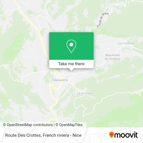 Route Des Crottes map