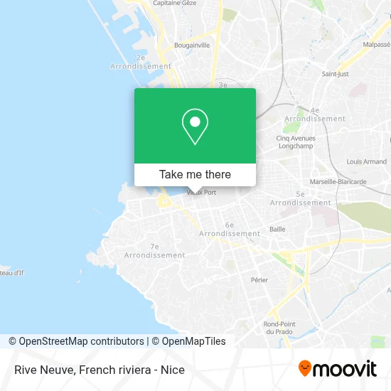 Mapa Rive Neuve