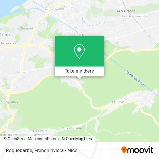 Roquebarbe map