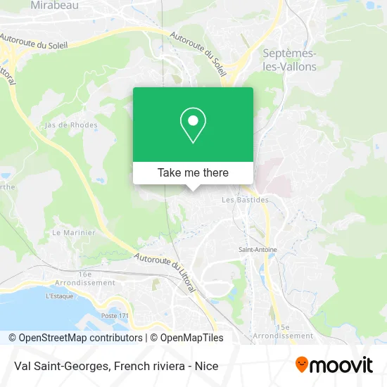 Val Saint-Georges map