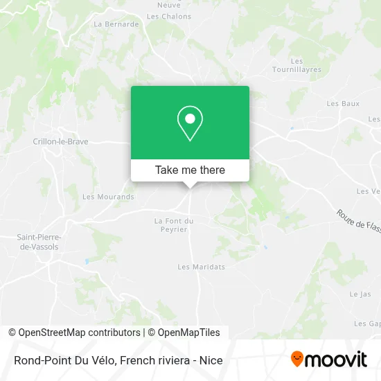 Mapa Rond-Point Du Vélo