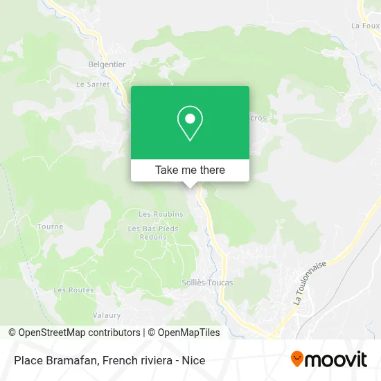 Place Bramafan map