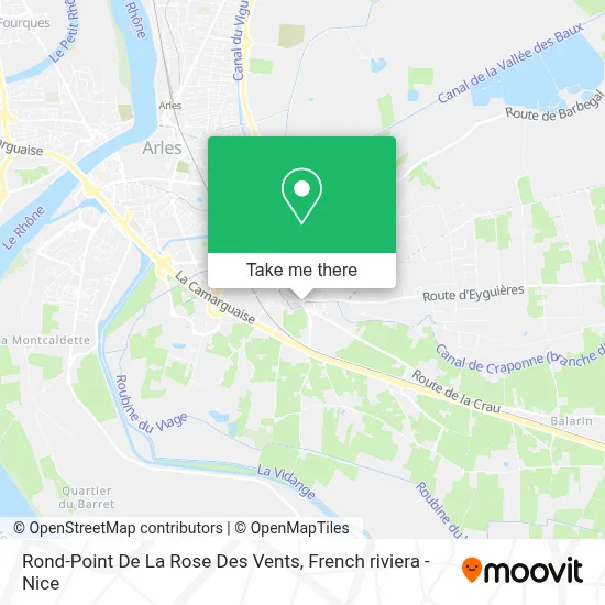Rond-Point De La Rose Des Vents map