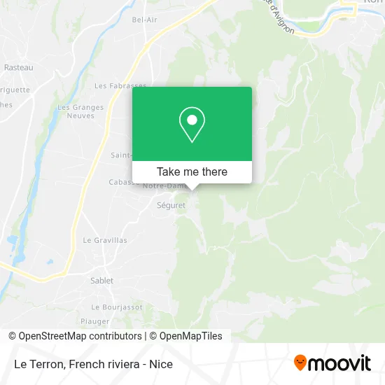 Le Terron map