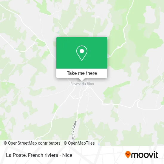 La Poste map