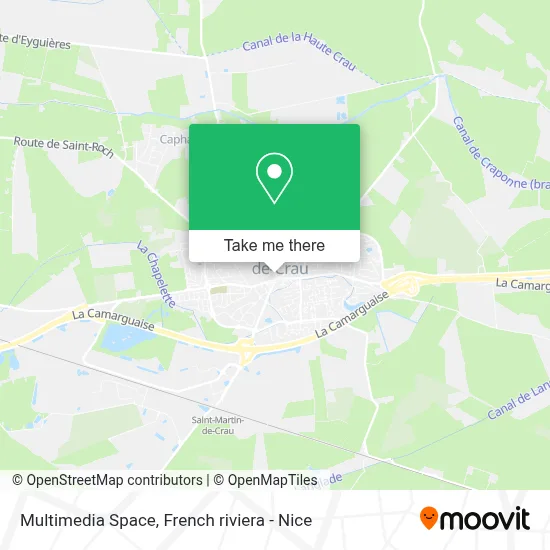 Espace Multimédia map