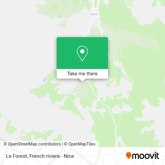 Le Forest map