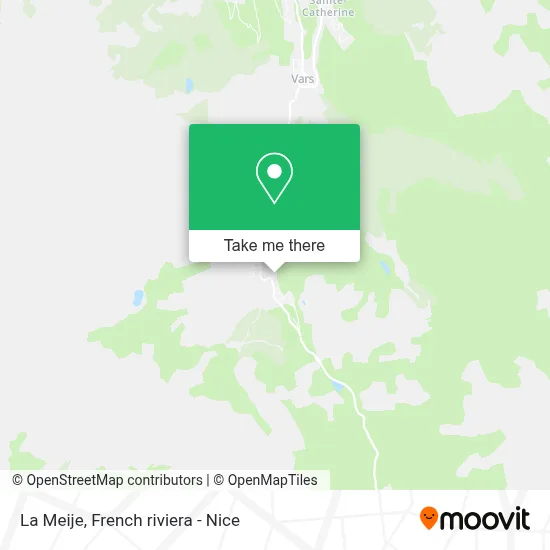 La Meije map