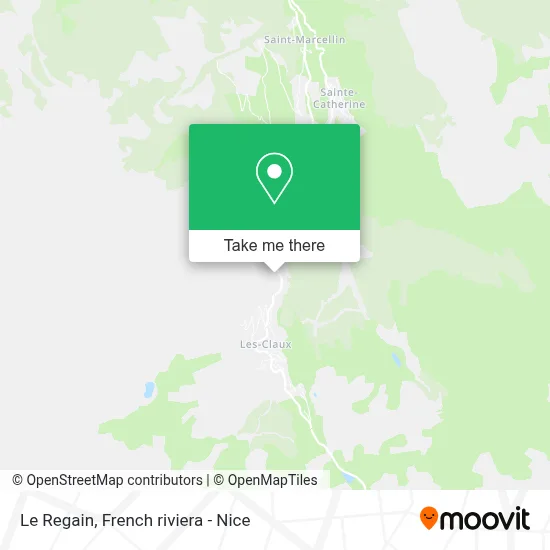 Le Regain map