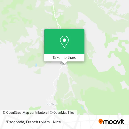 L'Escapade map