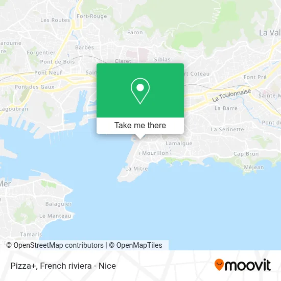 Pizza+ map